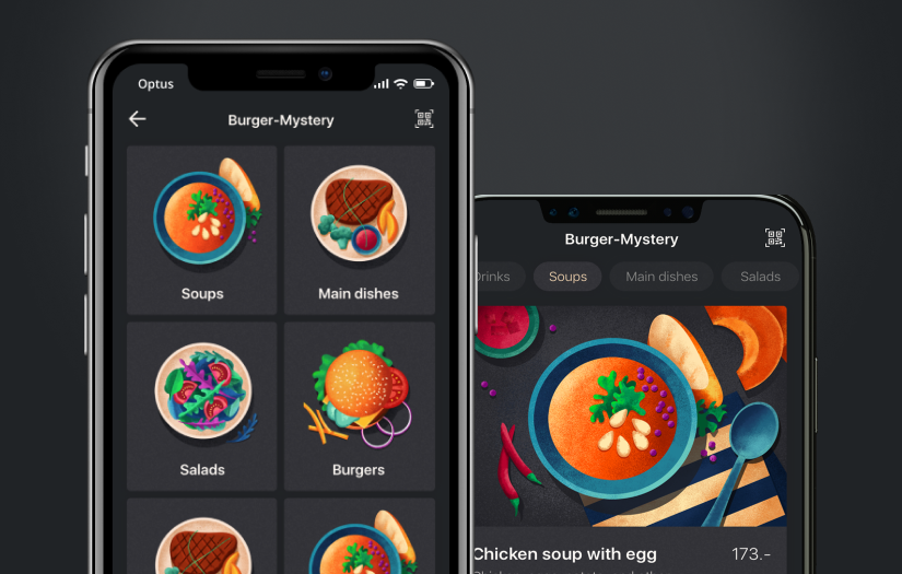 Meal ordering application: Order X screenshot 1